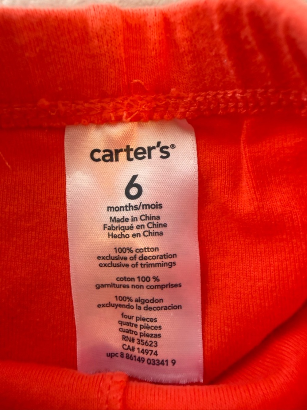 Carter's 2 Outfit Bundle - Lady Bug And Flower Sets - 6 Month - Picture 15 of 15